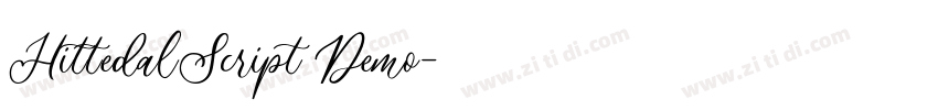 HittedalScript Demo字体转换
